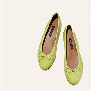 Margaux Green Flats Elegant Loafers